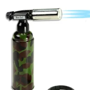 Black Leaf Torch Electronic Lighter Camouflage