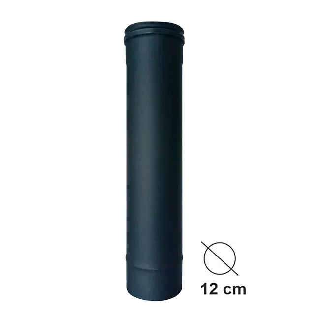 Antrasiitinharmaa 50 cm ruostumattoman teräksen putki puu-uuniin Maximus 70 cm AC111F