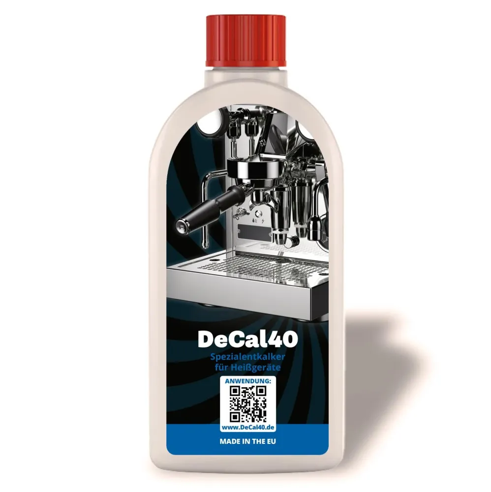Decal40 - Erittä tehokas kalkinpoistoaine portafilter-koneille