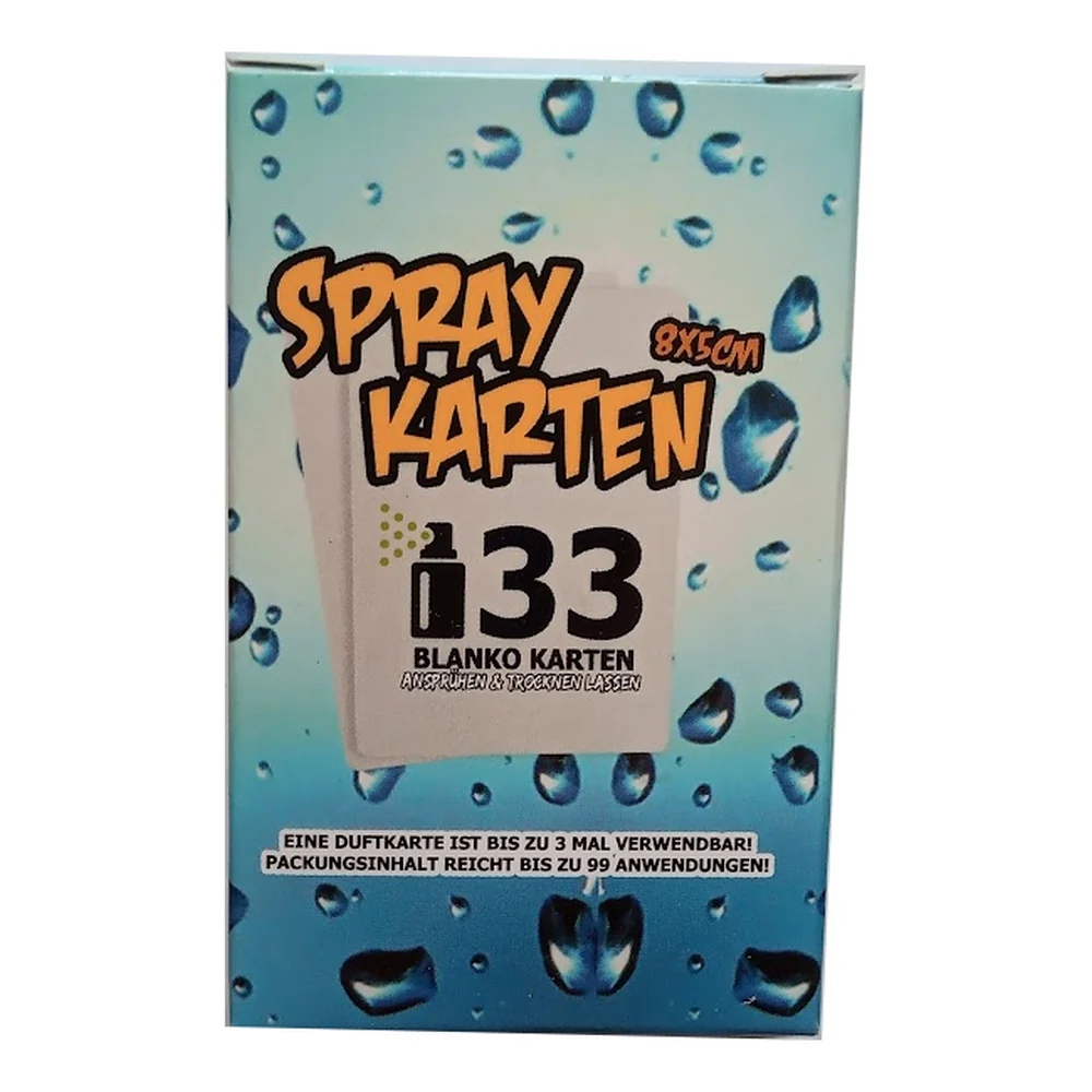 Ottaman Blank Spray Card - 33 kpl pakkauksessa