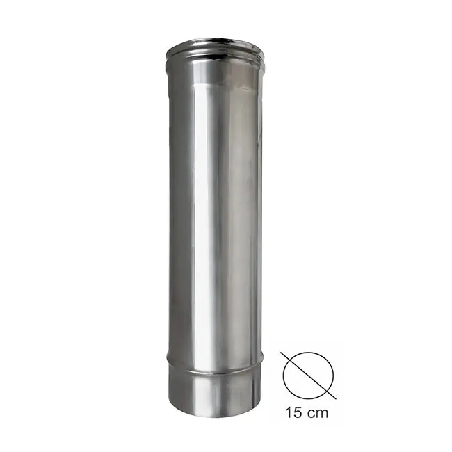 50 cm ruostumattoman teräksen putki puu-uuniin Maximus 100 cm AC110F