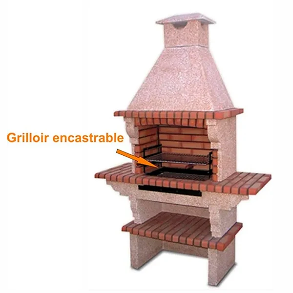 Upotettava rautagrilli 75x40 AC52F