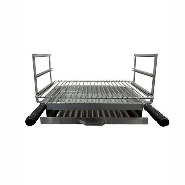 Upotettava ruostumattomasta teräksestä valmistettu grilli 60x38 AC40F