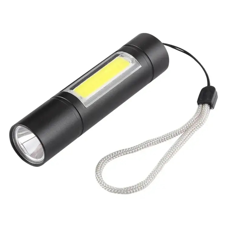 A1 USB-taskulamppu kiinteällä tarkennuksella ja 3 valotilalla