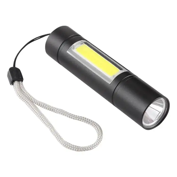 A1 USB-taskulamppu kiinteällä tarkennuksella ja 3 valotilalla