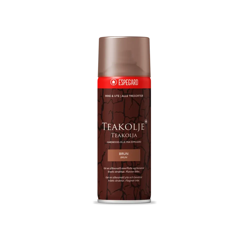 Tiikkiöljy Spray Espegard Trebehandling