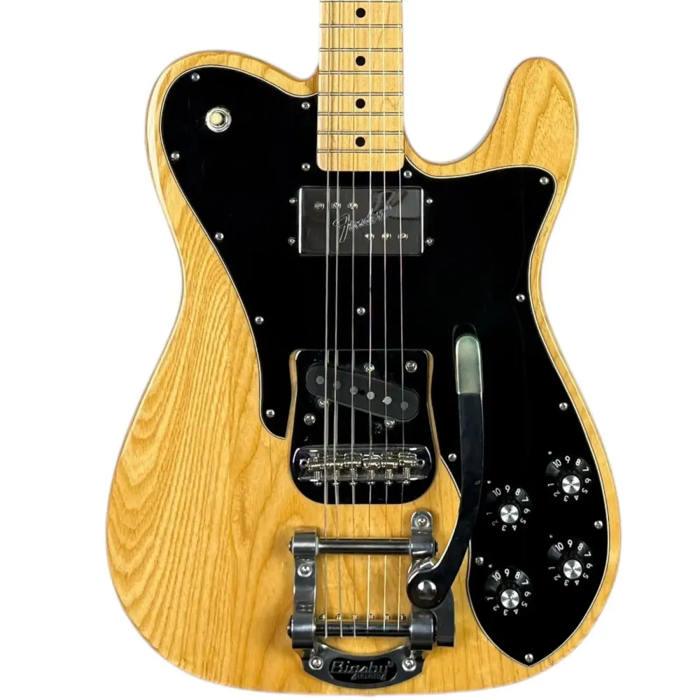 Fender Rajoitettu Erikoisversio ’72 Uudelleenjulkaisu Telecaster Custom 2018 - Natural - Bigsby