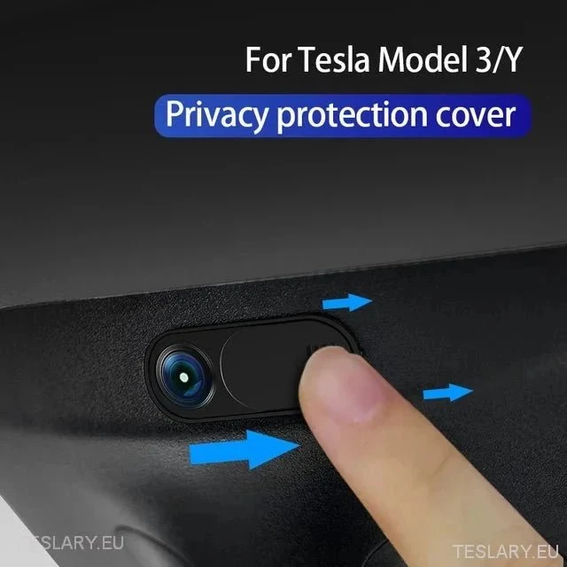 Erittä ohut kameran yksityisyyden suojauskansi Tesla 3 & Y: lle