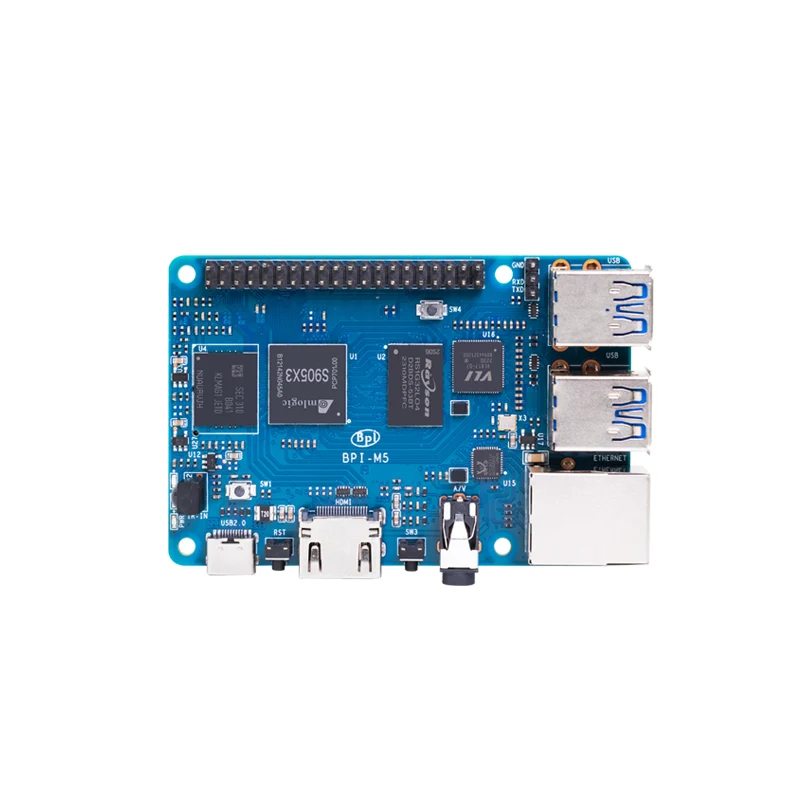 Banana Pi BPI-M5 Amlogic S905X3 Yksikorttitietokone 4GB LPDDR4-muistilla
