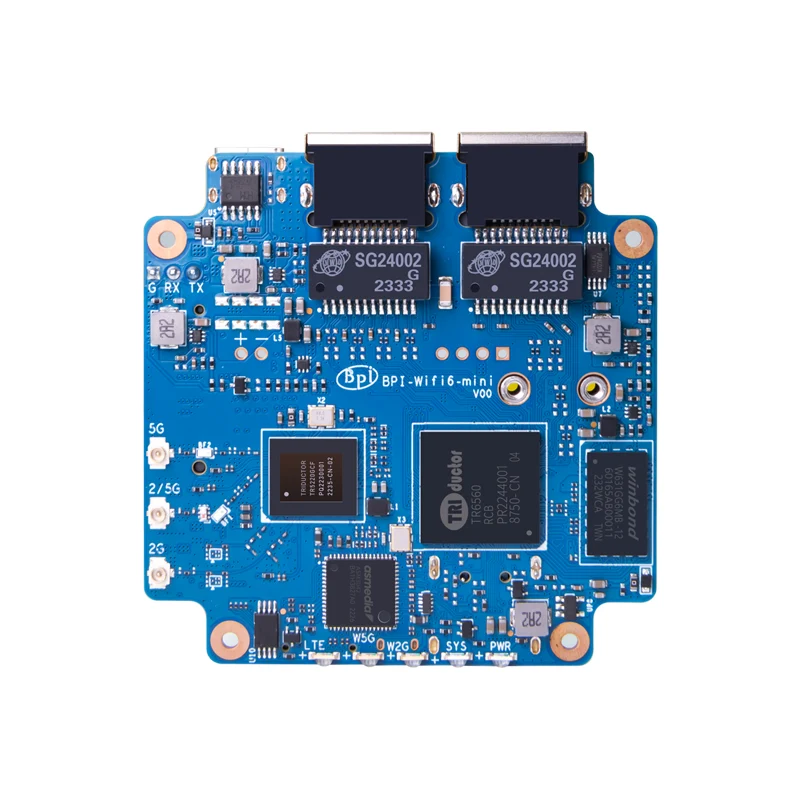Banana Pi BPI-WIFI6 Mini-reititin | Kaksikaistainen Wi-Fi 6 | 3Gbps