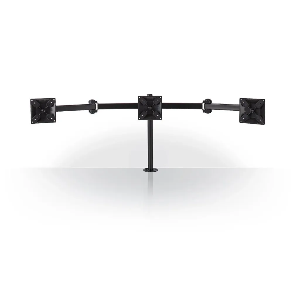 Ergonominen Näyttöteline 3 näytölle (14-24")
