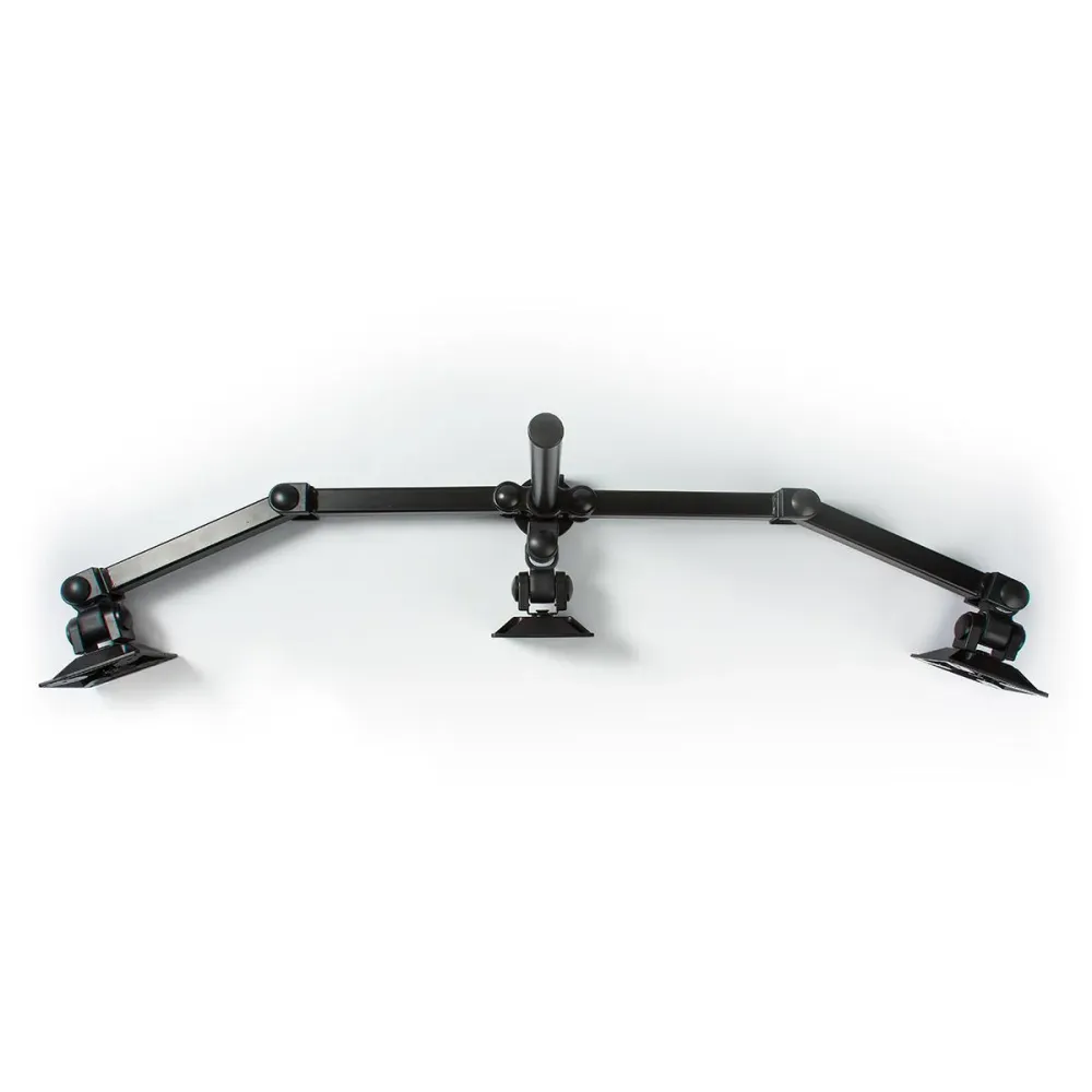 Ergonominen Näyttöteline 3 näytölle (14-24")