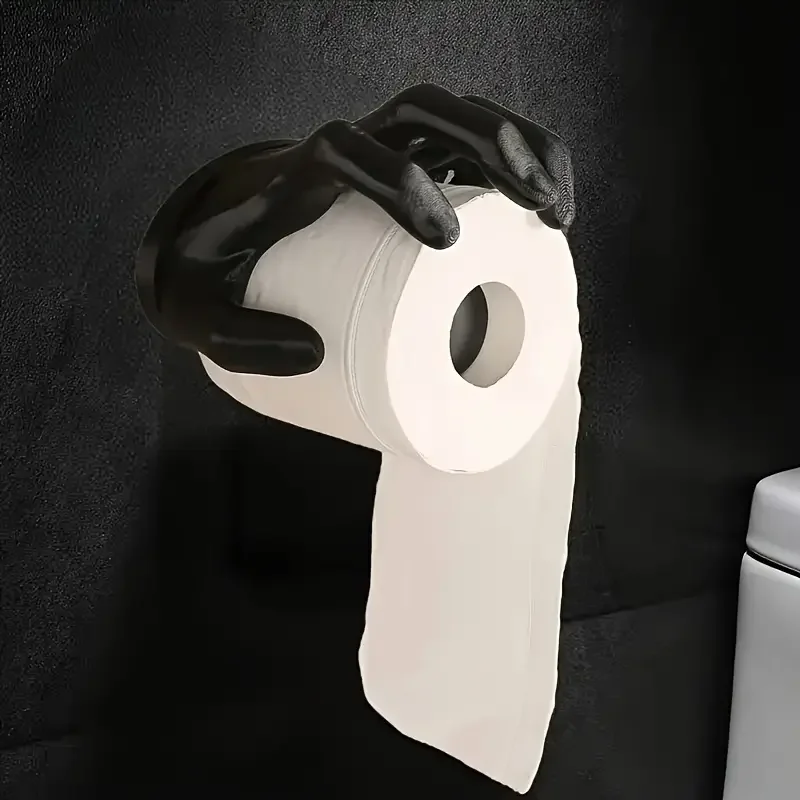 1Pc Novel Gothic Style Black Witch Hand Bathroom Toilet Paper Decoration Box Creative Design Home Decoration Craft