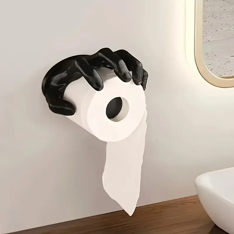 1Pc Novel Gothic Style Black Witch Hand Bathroom Toilet Paper Decoration Box Creative Design Home Decoration Craft