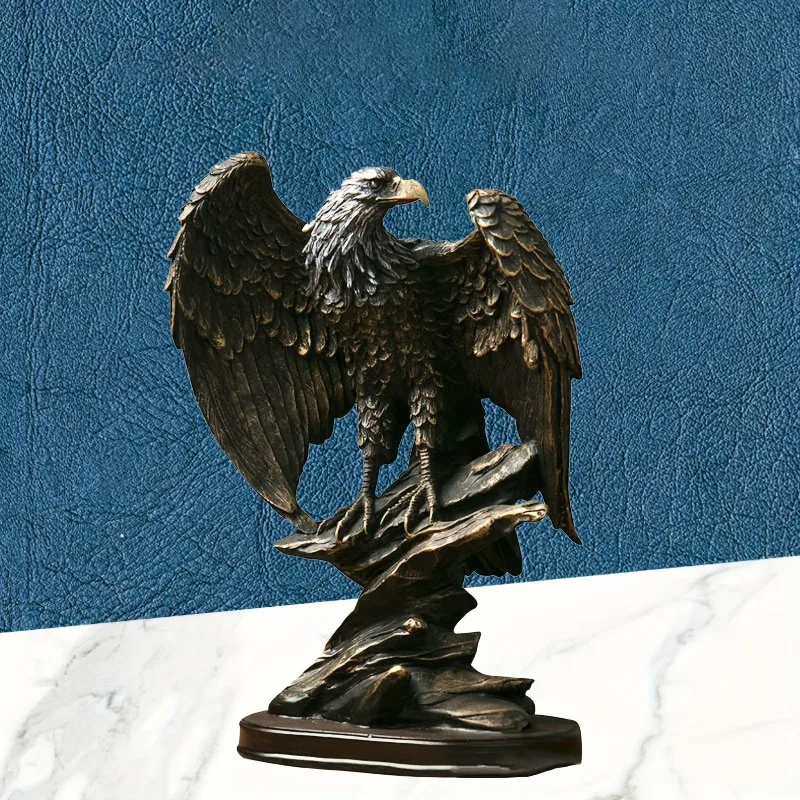 Eagle Statue Resin Ornament, Home Decor Office Decor Statue, Symbol Wealth Freedom Power, Birthday Holiday Gift