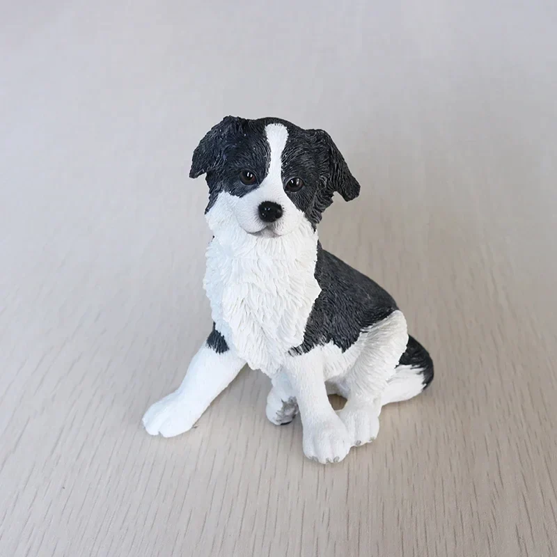 Fashion Dogs Model Resin Animals Home Decoration Crafts Figurines Miniatures Dogs Animals Model Furnishing Ornaments Acces...