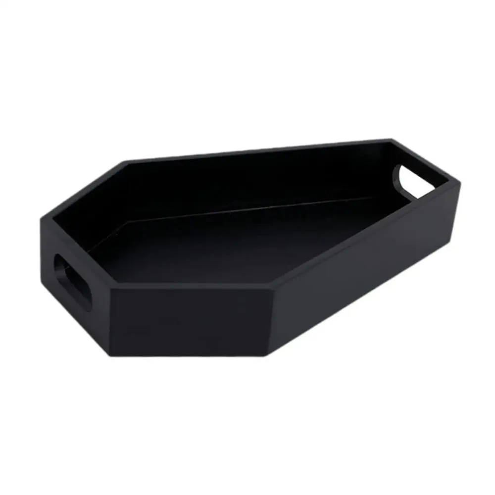 Gothic Casket Tray Serving Tray Wear Resistant Easy to Use Storage Tool Home Decor Decorations Home Entryway Bedroom
