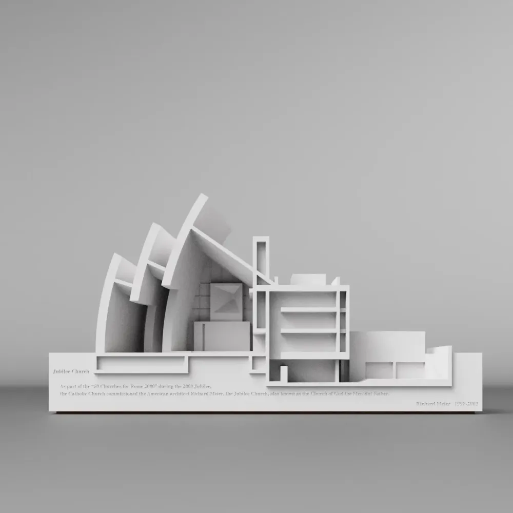 Millennium Church Cement Building Model Concrete Home Decoration Ornaments Aesthetic Room Decoration Home Luxury Decor Gift