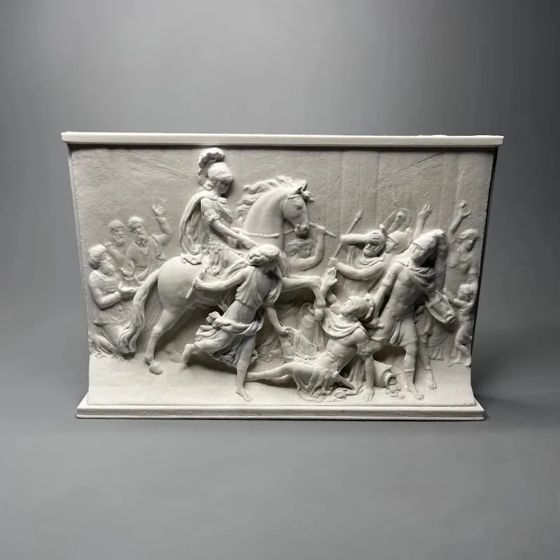 Nordic Retro Roman Relief Ornament Figure Sculpture Art Gypsum Statue Home Decoration Stereoscopic Prints Aesthetic Room D...