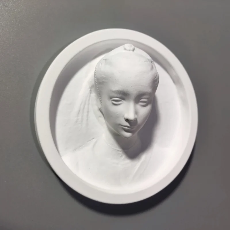 Nordic Woman Plaster Retro Art Relief Sculpture Ornaments Interior Figurines Desktop Decor Statue Modern Home Decor Items...
