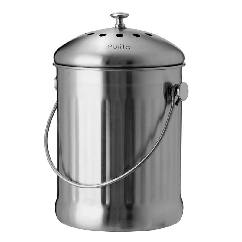 Pulito CompostPail Kompostiastia hiilisuodattimella - 4 litraa