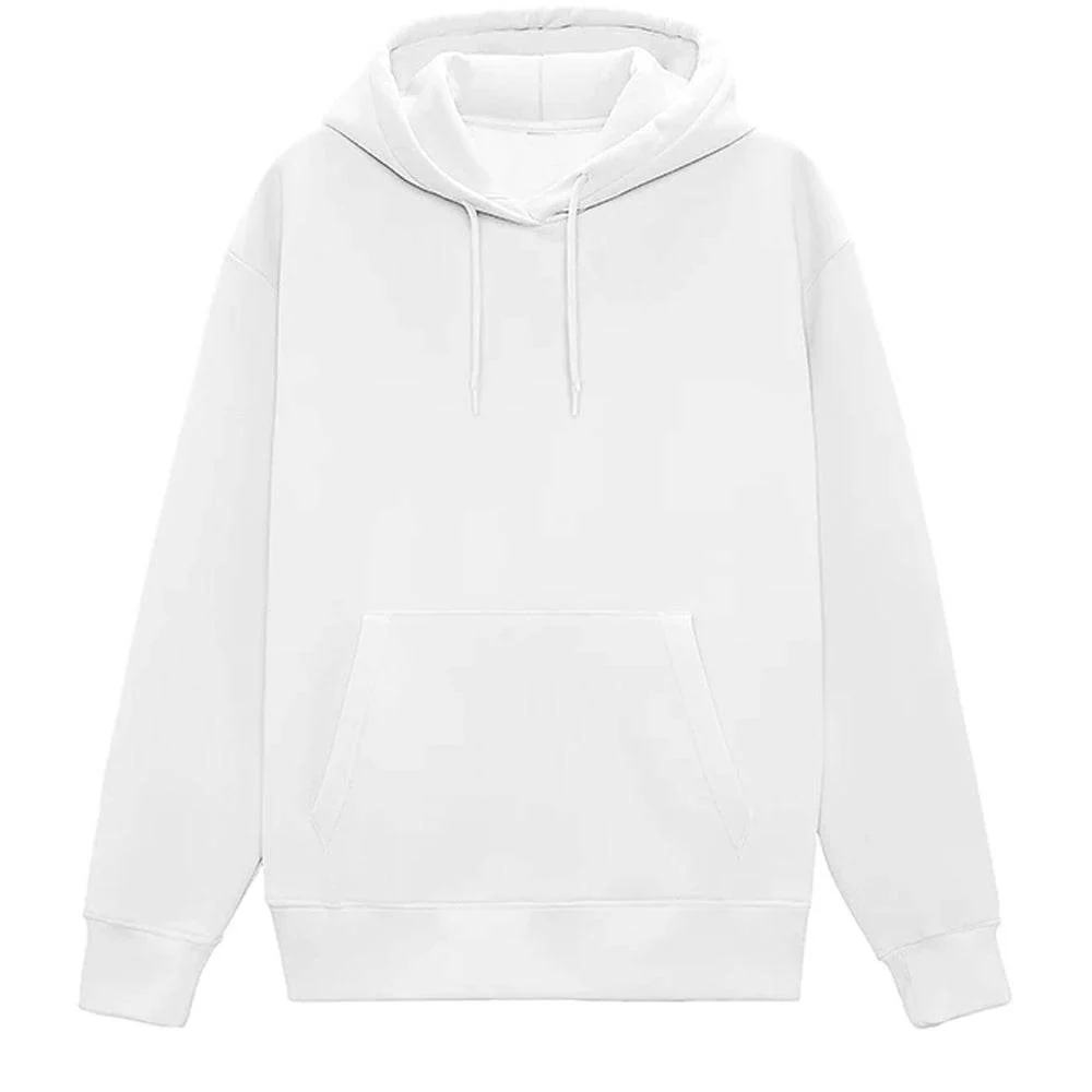 Unisex aikuisten valkoinen huppari S