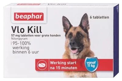 Beaphar Flea Kill+ -kirppulääke suurille koirille alkaen 11 kg