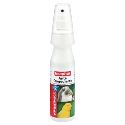 Beaphar Skin Spray – Tehokas suihke täitä, punkkeja ja kirppuja vastaan ​​kaneilla, jyrsijöillä, freteillä ja linnuilla
