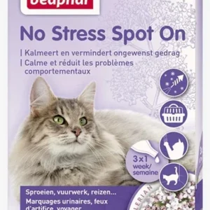 Beaphar No Stress Spot On rauhoittaa ja stimuloi kissojen hyvää käytöstä