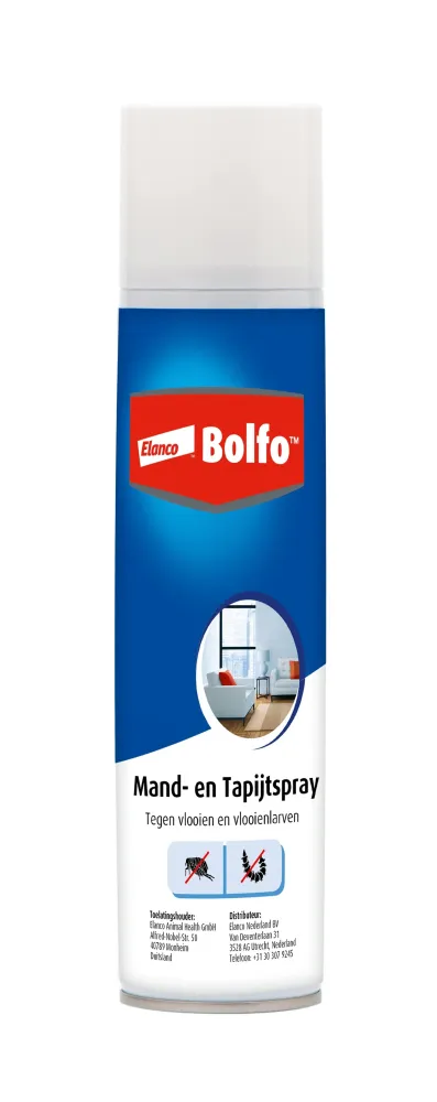 Bolfo Kori- ja Mattosuihke 400 ml – Tehokas suoja kirppuja ja toukkia vastaan kotona