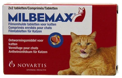 Milbemax Tabletti Madotus Kissalle 2-8Kg 4Tbl - matolääke kissoille 2-8kg