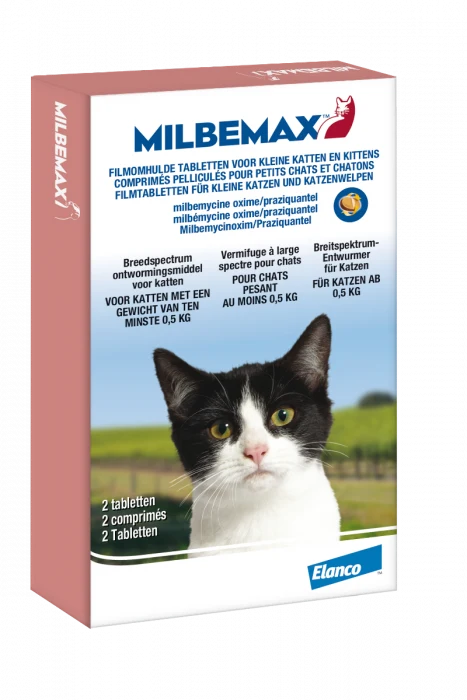 Milbemax-madotus pienille kissoille/kissanpennuille – 2 tablettia