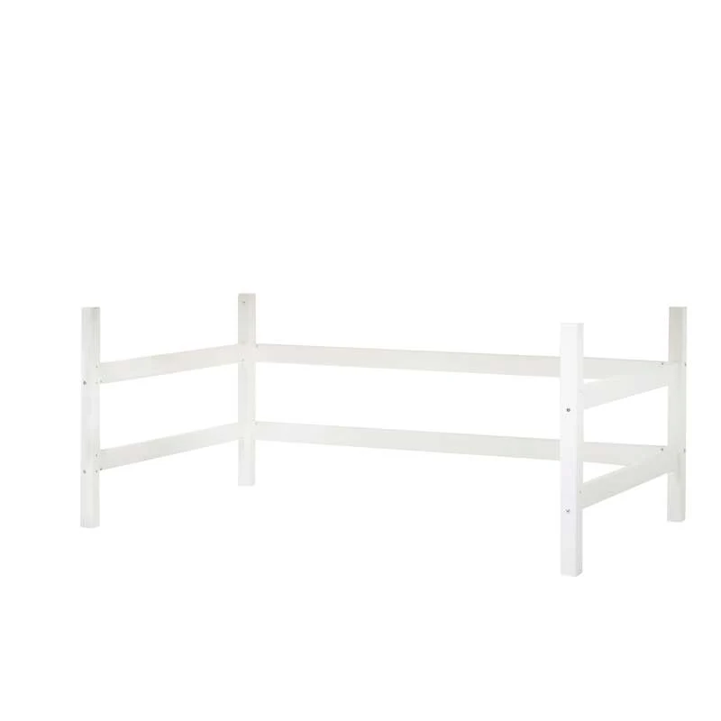Hoppekids ECO Premium - Mellemhøj Modul - 120x200 cm. - Hvid