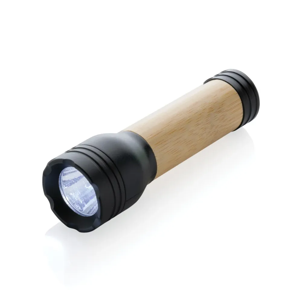 Lucid 1W taskulamppu RCS muovista ja bambusta