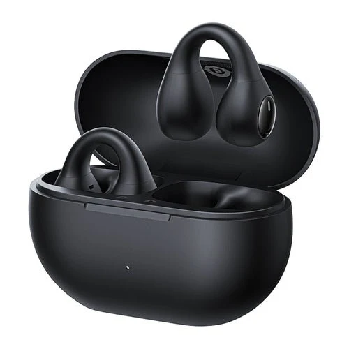 Baseus Bass 15 langattomat klipsikuulokkeet OWS + USB-C-kaapeli - Musta