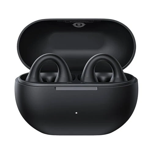 Baseus Bass 15 langattomat klipsikuulokkeet OWS + USB-C-kaapeli - Musta
