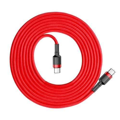 Baseus CATKLF-H09 USB-C - USB-C PD QC 60 W 2 m - punainen