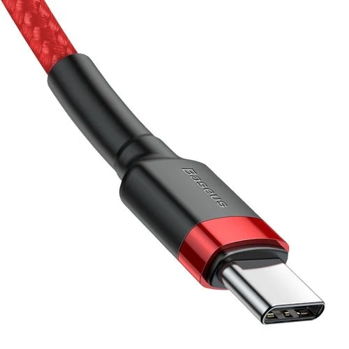 Baseus CATKLF-H09 USB-C - USB-C PD QC 60 W 2 m - punainen