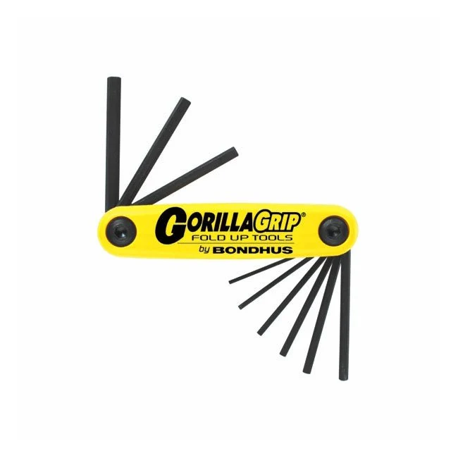 Bondhus Gorilla Grip kokoontaitettava kuusiokoloavain / kuusiokoloavain Yhdysvaltain koot
