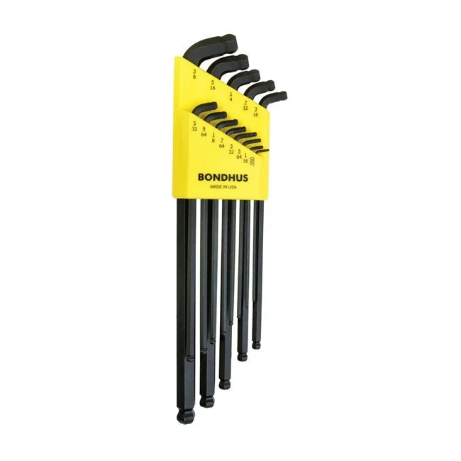 Bondhus Stubby Allen Head/Ball End -avainsarja Yhdysvaltain koot