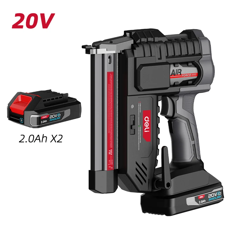 Deli Tools 20V viimeistelynaulain (sisältää 2*2,0Ah akut sekä laturin)