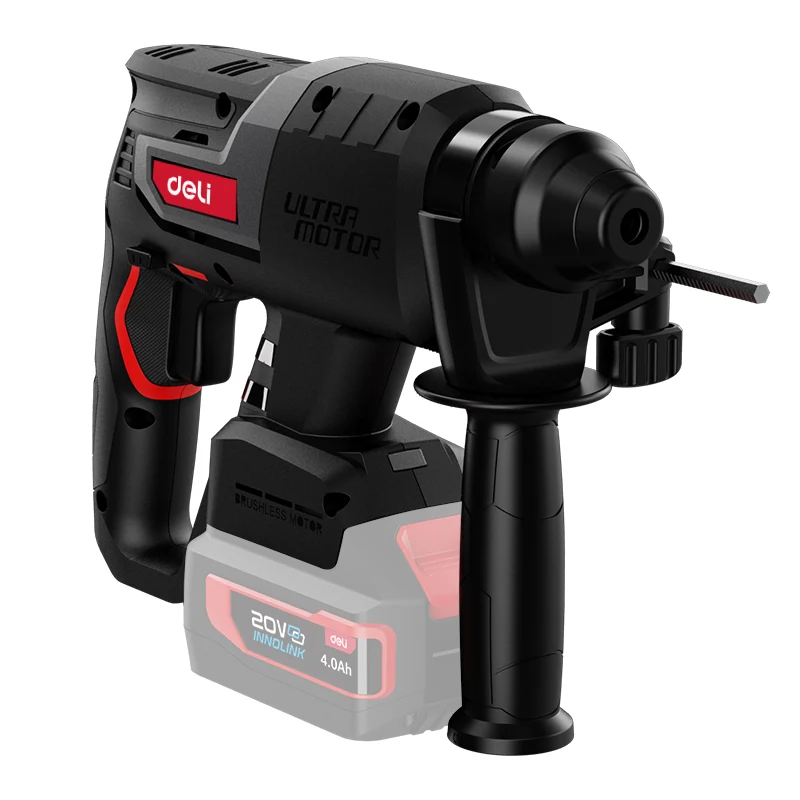 Deli Tools akkukäyttöinen poravasara runko 20 V | 2 J