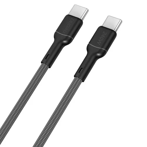 Dudao L9C Max 240W PD USB-C -kaapeli 1,2 m - Musta