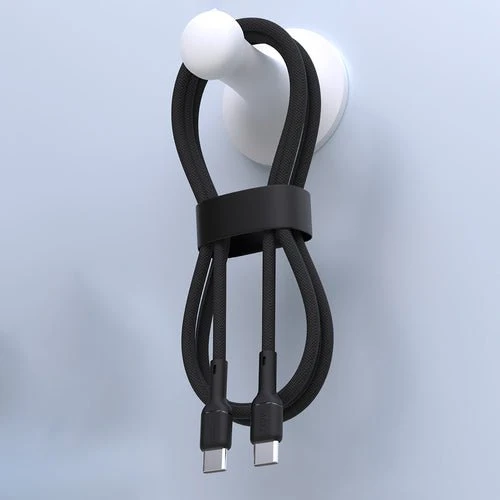 Dudao L9C Max 240W PD USB-C -kaapeli 1,2 m - Musta