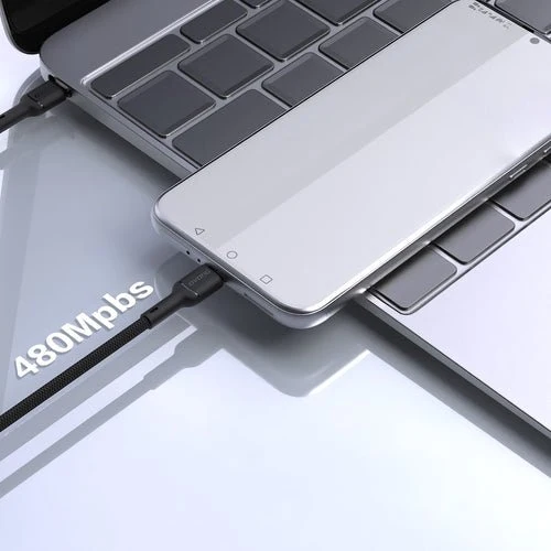 Dudao L9C USB-C-kaapeli 65 W - 2 m - Musta
