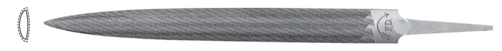 F.Dick Bird tongue file - 200 mm/ 21,3 x 6,3