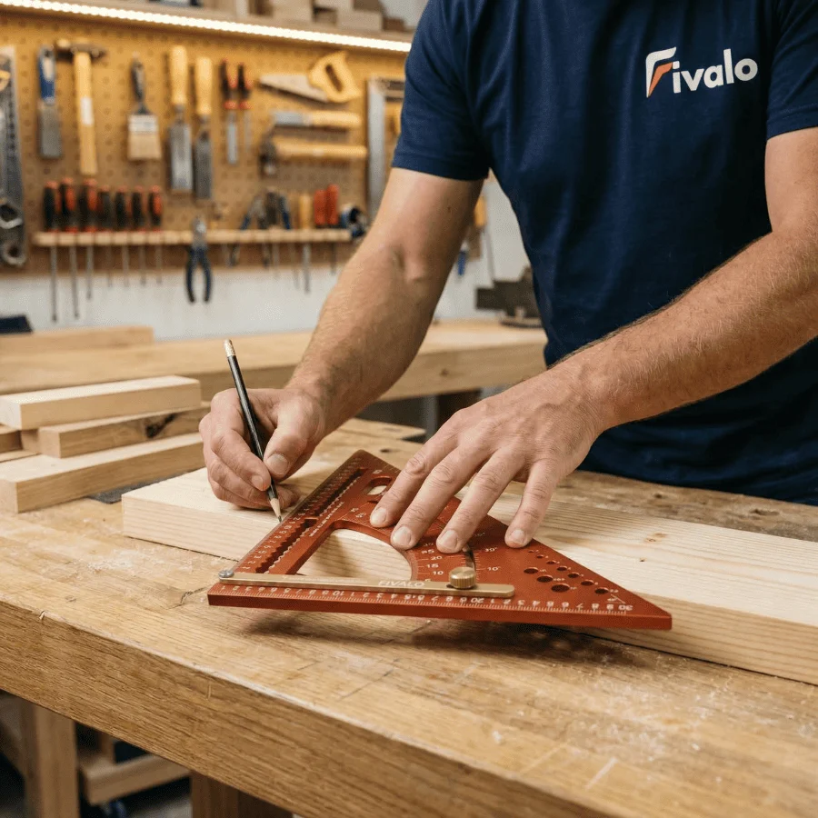 Fivalo™ Tarkkuus 7--1 Puusepän Merkintäkulmaviivain
