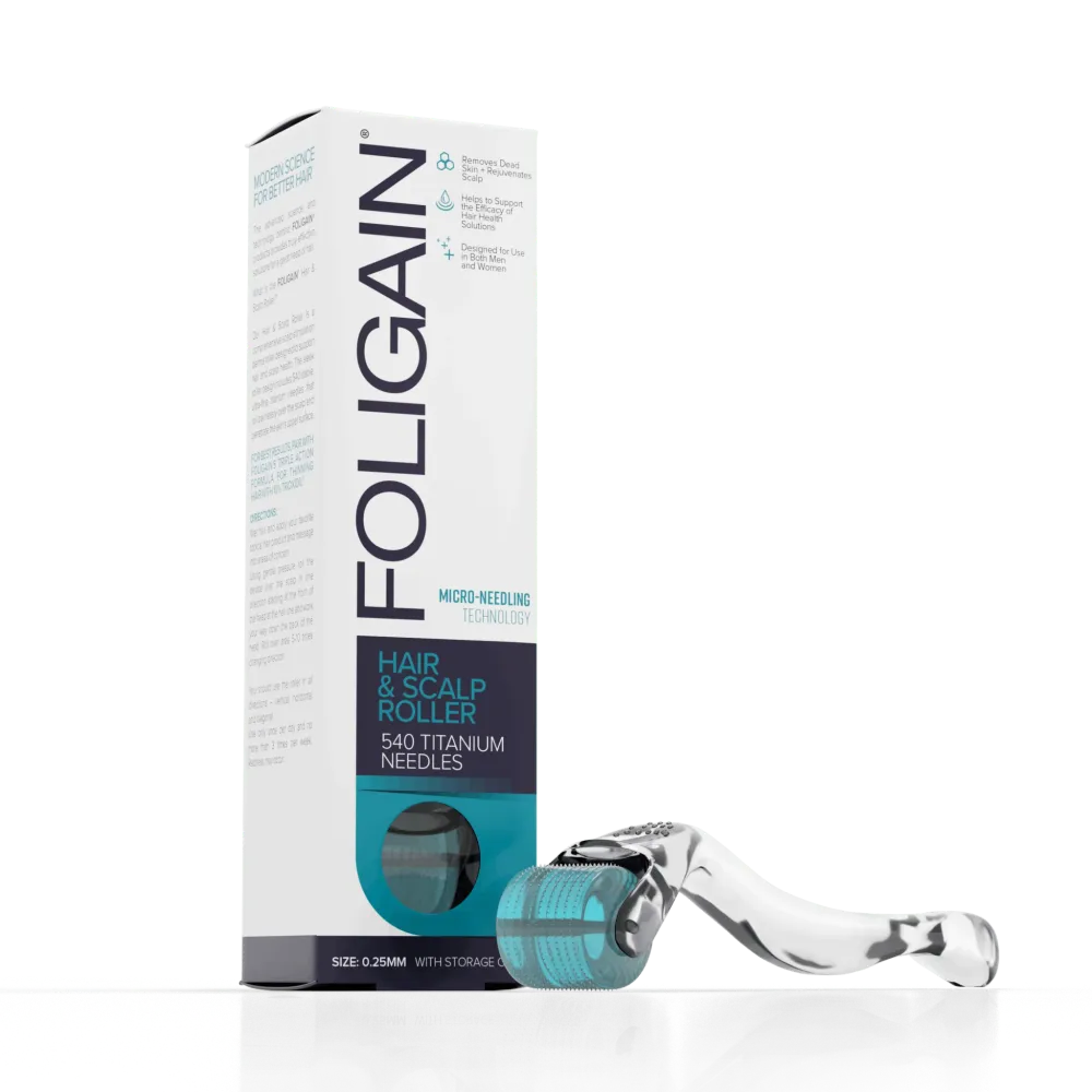 FOLIGAIN Hair & Scalp Roller 0,25 titaanineulat