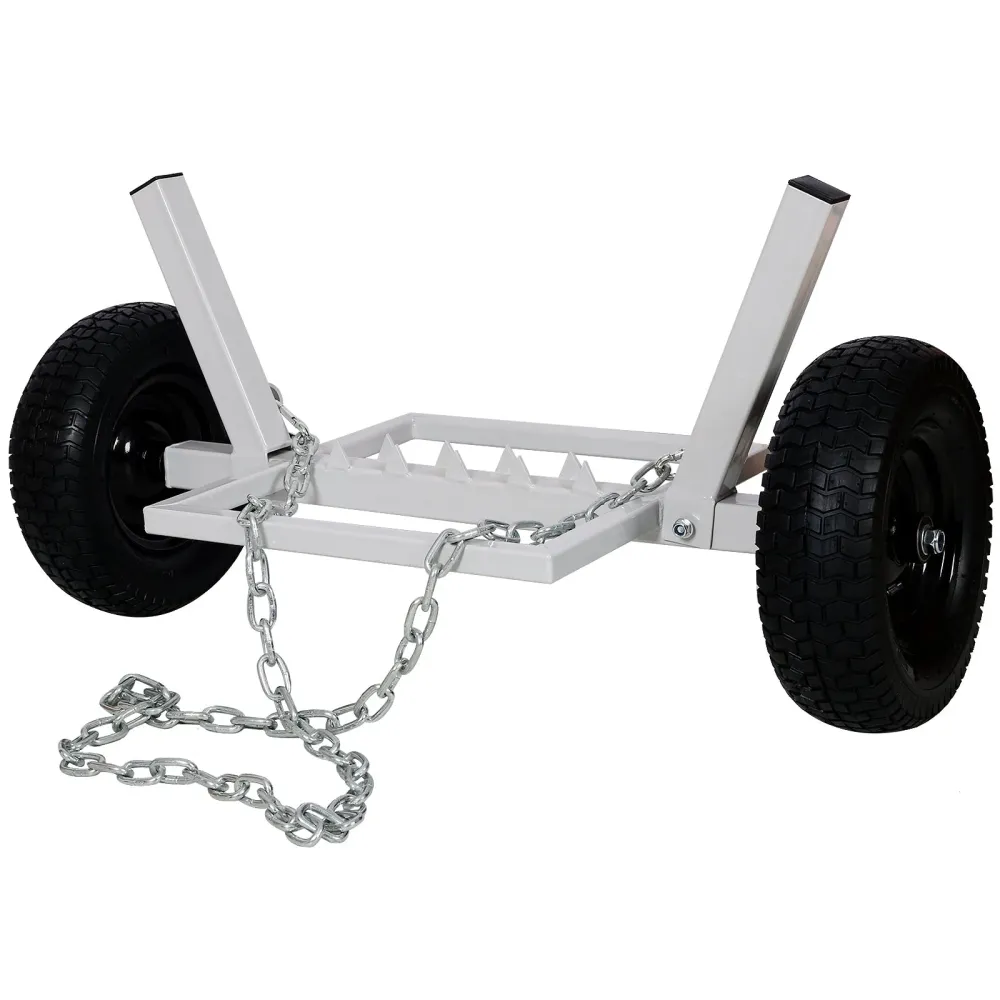 Heavy Duty Log Dolly Teline Valkoinen 1100 LBS Kapasiteetti