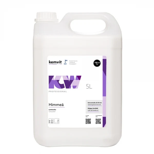 KW Himmeä lattiavaha 5L, 3kpl myyntierä